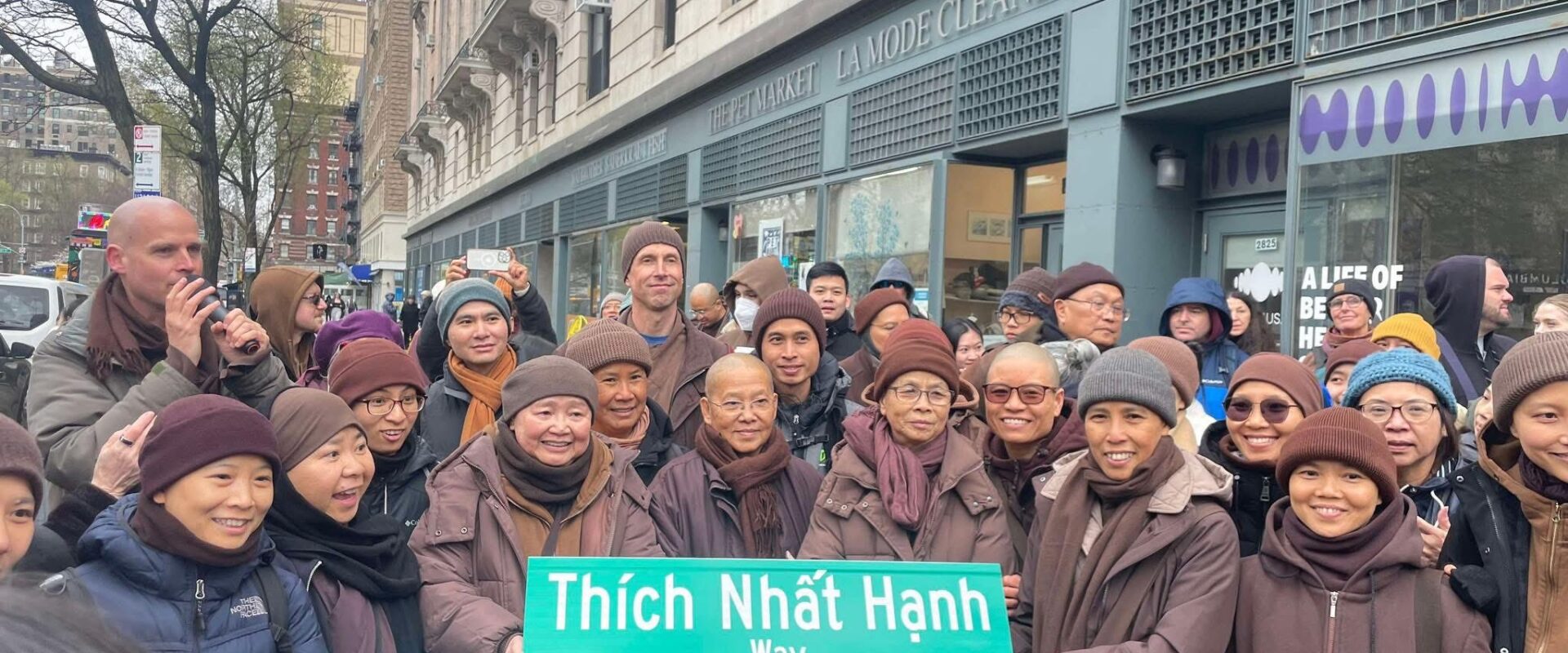 Last month, New York City named a street in Manhattan after Thich Nhat Hanh, where he had once lived.
