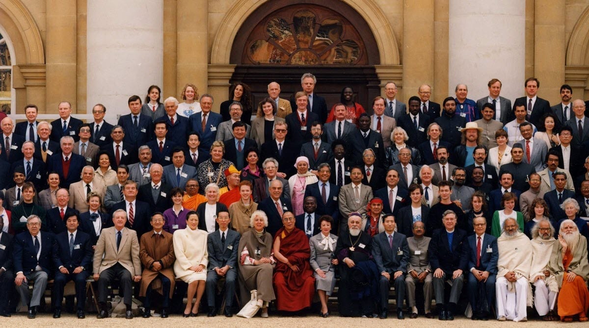 The Temple of Understanding cosponsored Global Forum of Spiritual and Parliamentary Leaders on Human Survival in Oxford University in 1988. The Dalai Lama and other world luminaries participated.