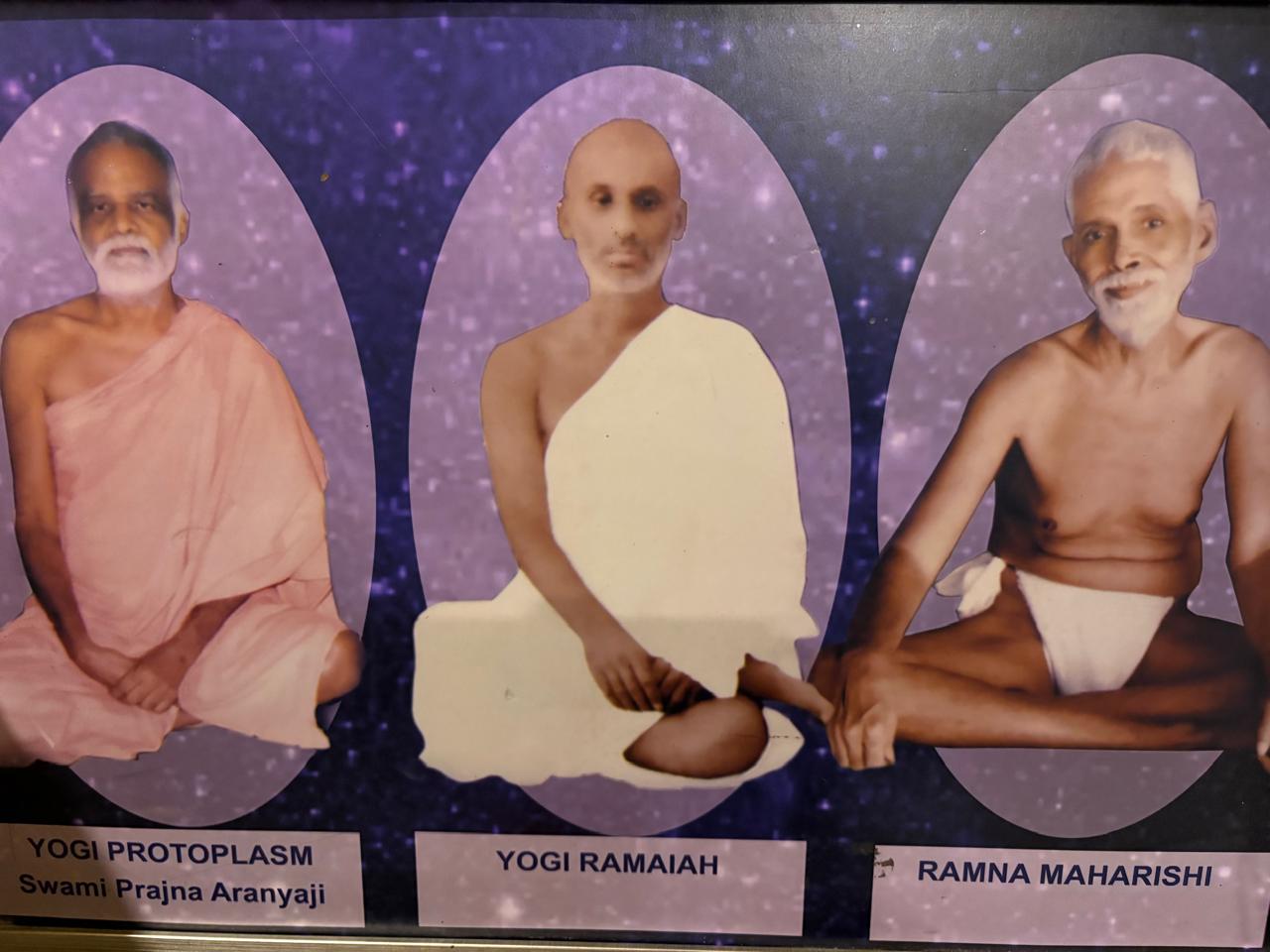 Yogi Protoplasm (Swami Prajna Aranyaji) was a disciple of Ramana Maharshi and Yogi Ramaiah, and carries the torch of Self-inquiry into the corridors of modern science.