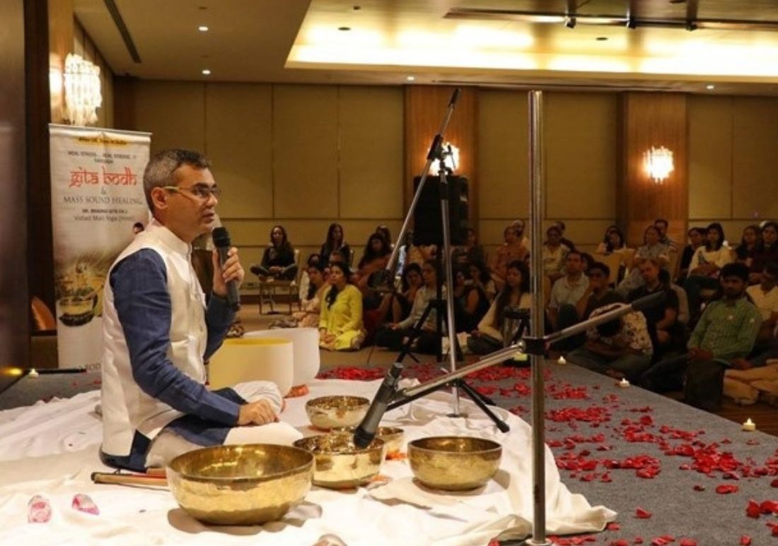 Vibhushri Ritesh Vade says sound and frequency can influence DNA activity, including methylation, which reflects openness and adaptability, which is strong in childhood.