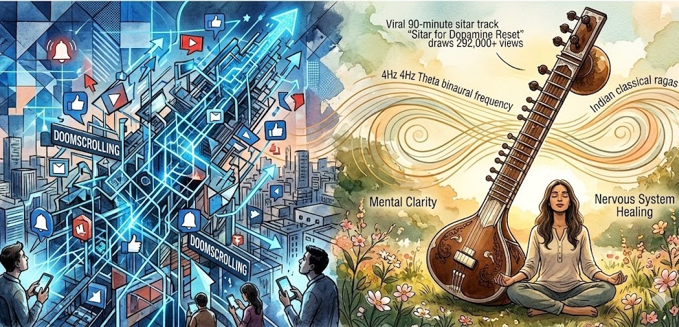 Silicon Valley engineered your attention. A sitar string may be trying to steal it back.
