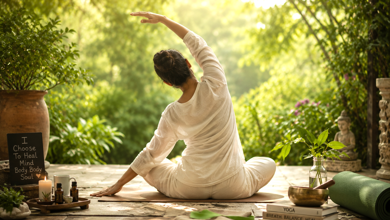 Radhika Iyer Talati sees yoga as an antidote to the toxicity of today's world.