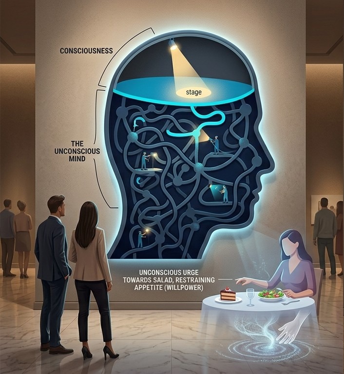 The loosely worded phrase that we only use 10% of our brain is not accurate but neuroscientists now tend to agree that most of the brain’s processes are unconscious.